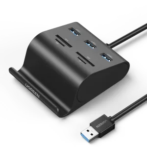 VIP Favorite Ugreen USB 3.0 Hub Card Reader with Phone Stand  Limited Availability!