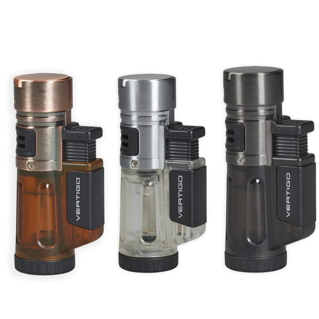 VIP Favorite Vertigo Blizzard Triple Torch Flame Lighter  Stylish & Comfortable