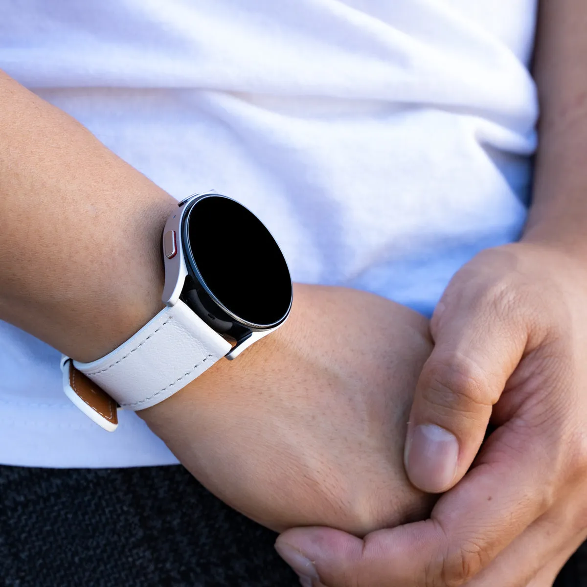 VIP Favorite Xiaomi Amazfit GTS Leather Strap (White)  Almost Sold Out!