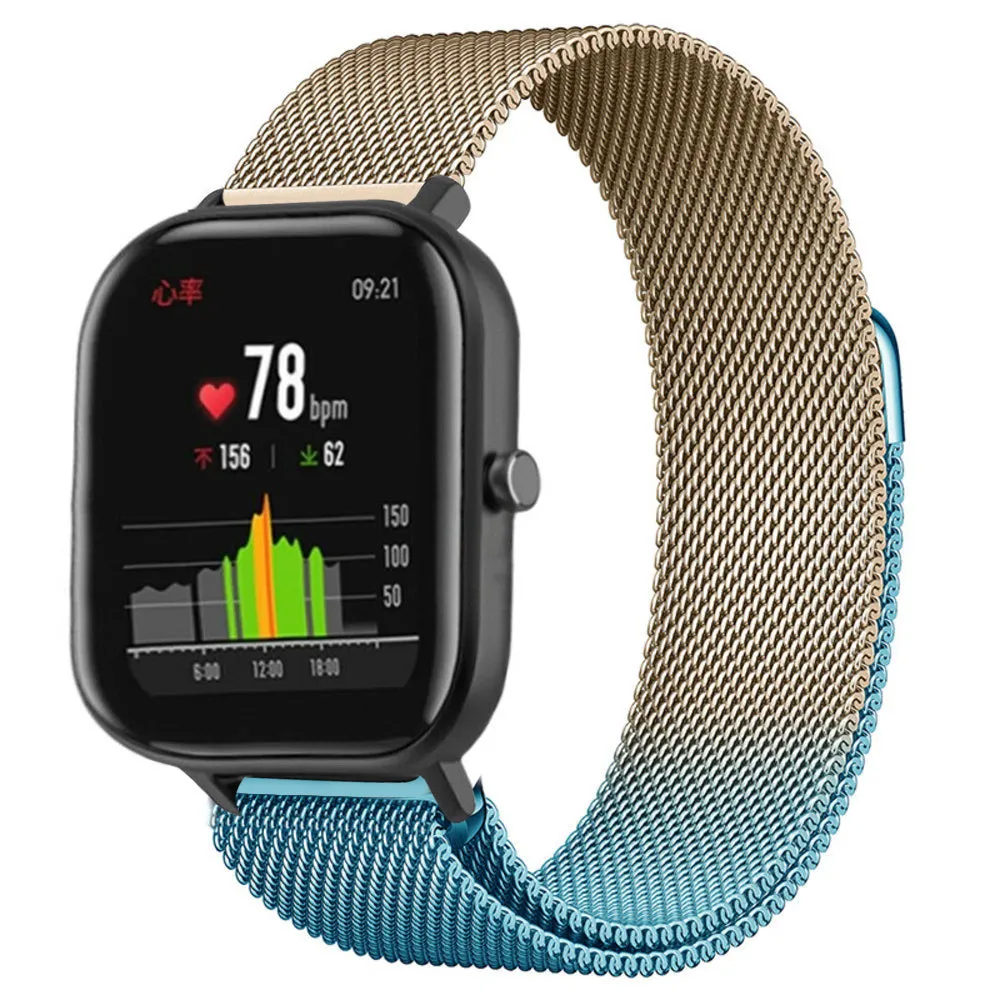 VIP Favorite Xiaomi Amazfit GTS Milanese Strap (Blue/Gold)  Limited Release!