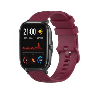 VIP Favorite Xiaomi Amazfit GTS Premium Silicone Strap (Dark Red)  Limited Stock!