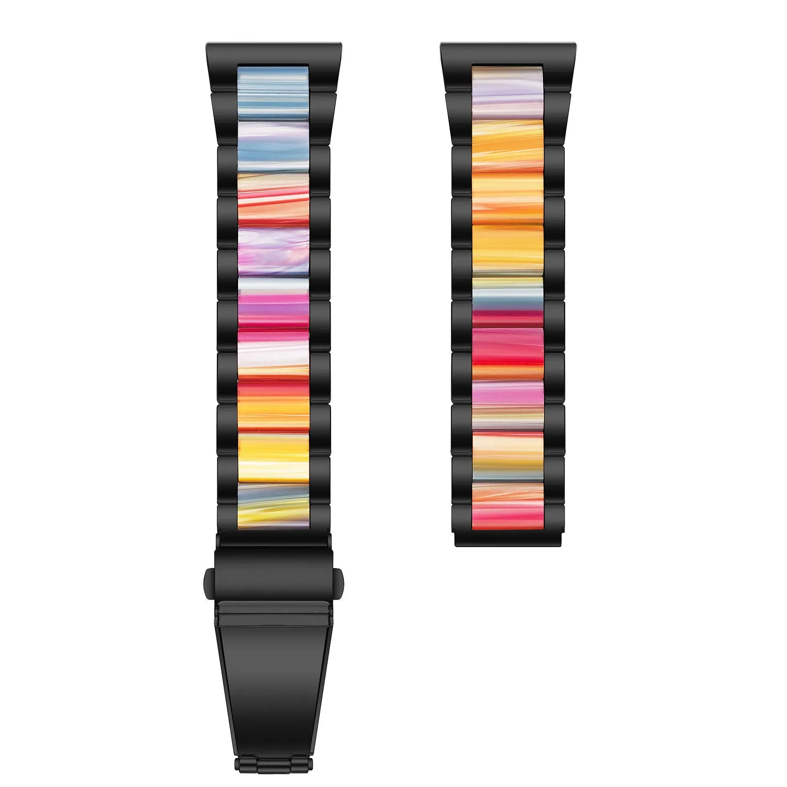 VIP Favorite Xiaomi Amazfit GTS Resin Steel Strap (Black/Multicoloured)  Almost Sold Out!