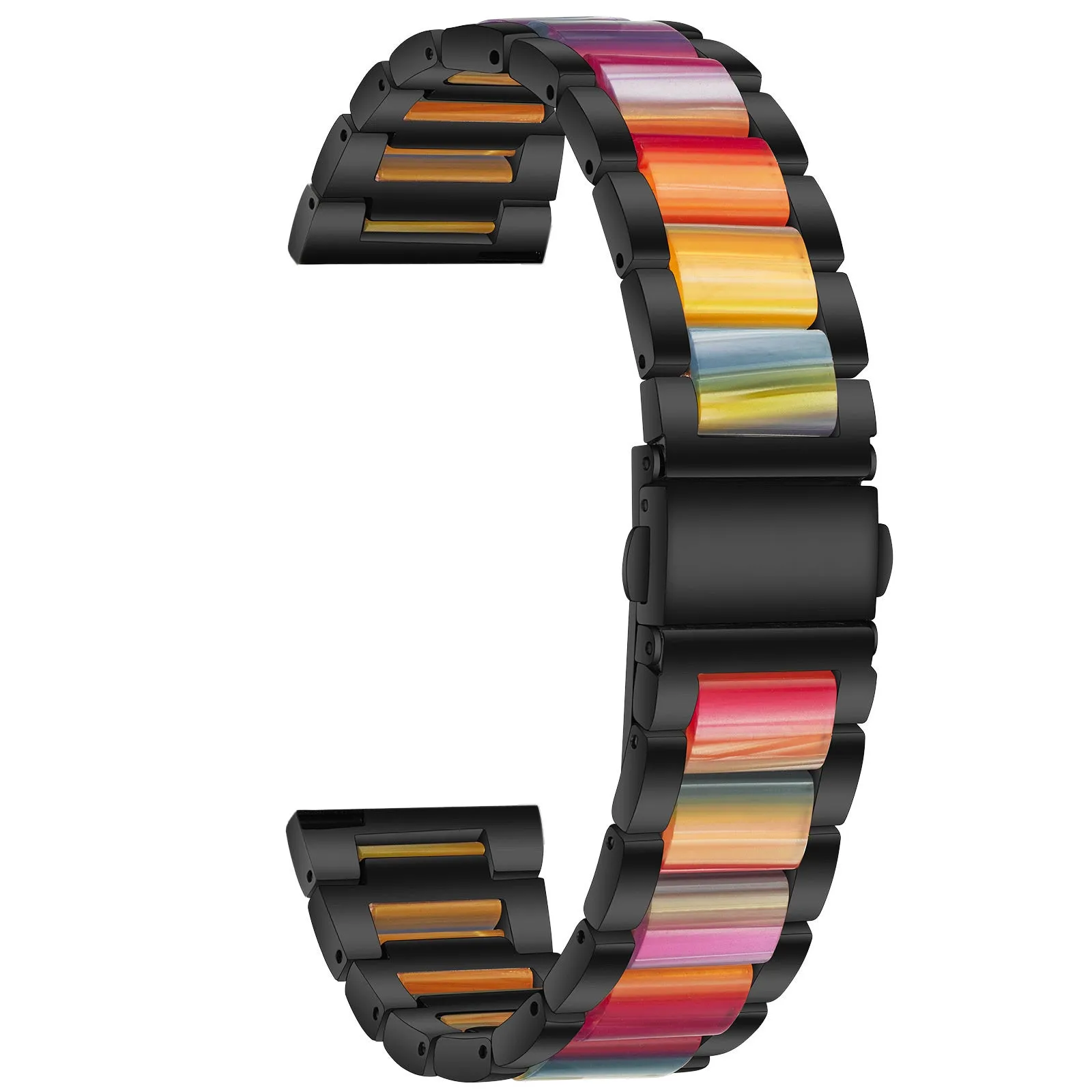 VIP Favorite Xiaomi Amazfit GTS Resin Steel Strap (Black/Multicoloured)  Almost Sold Out!