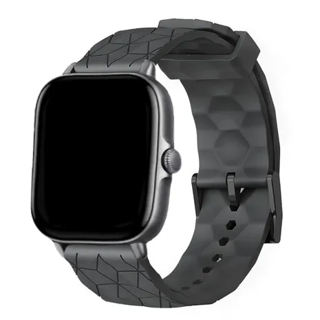 VIP Favorite Xiaomi Amazfit GTS Silicone Strap Hexagons (Black)  Stylish & Comfortable
