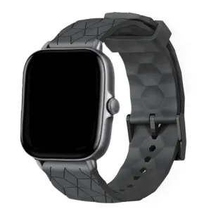 VIP Favorite Xiaomi Amazfit GTS Silicone Strap Hexagons (Black)  Stylish & Comfortable