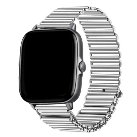 VIP Favorite Xiaomi Amazfit GTS Steel Loop Strap (Silver)  Stylish & Comfortable