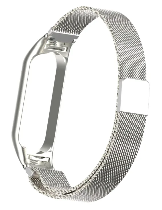 VIP Favorite Xiaomi Mi Band 6 Milanese Strap (Silver)  Limited Release!