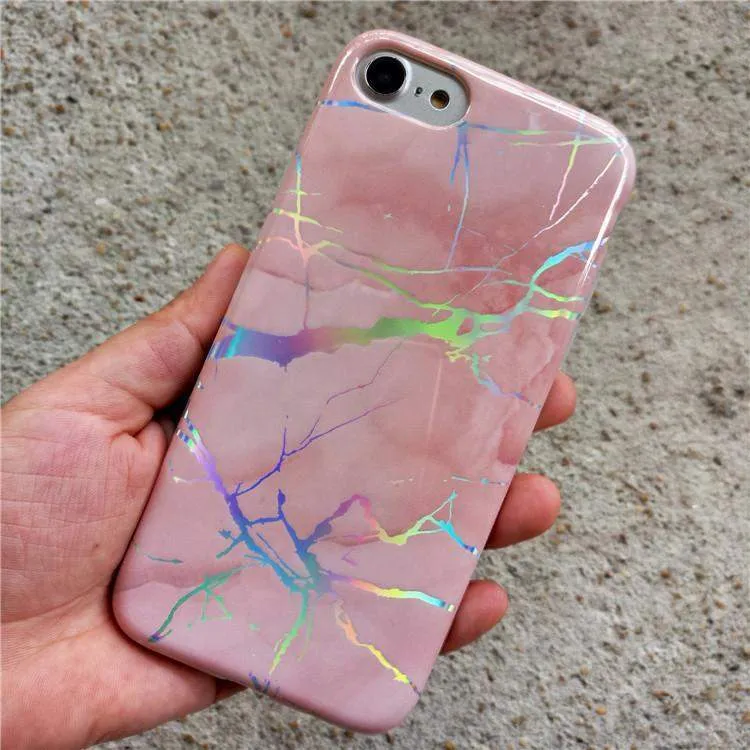 VIP Favorite You're the Cutest | Pink Marble Holo Case  Limited Release!