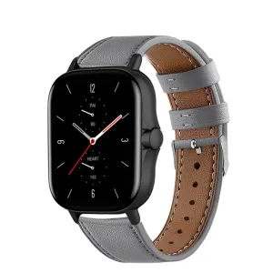Worth Every Penny Amazfit GTS 2 Leather Strap (Grey)  Last Chance!