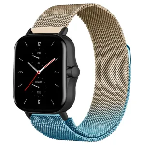 Worth Every Penny Amazfit GTS 2 Milanese Strap (Blue/Gold)  Stylish & Comfortable