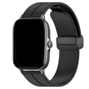 Worth Every Penny Amazfit GTS 2 Silicone Strap D-Buckle (Black)  Limited Stock!