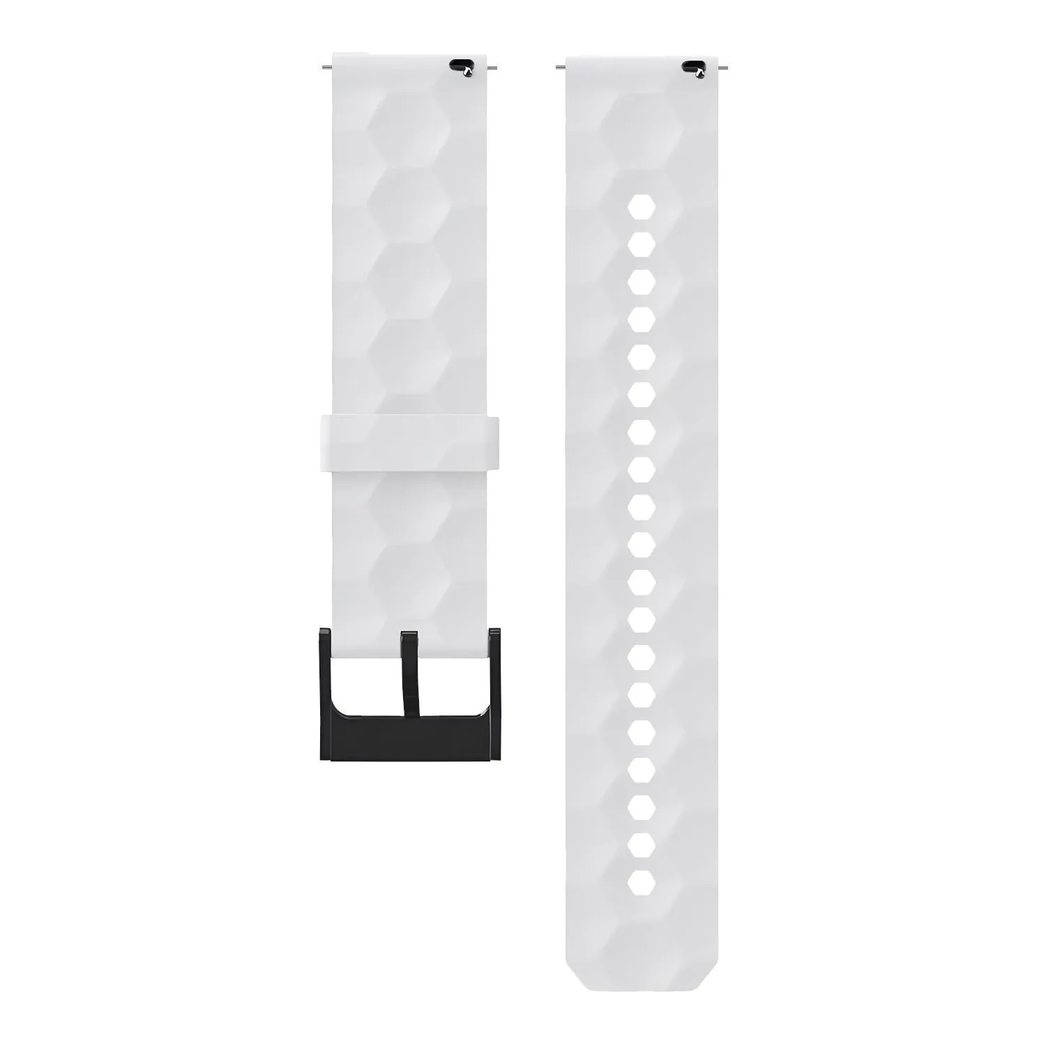 Worth Every Penny Amazfit GTS 2 Silicone Strap Hexagons (White)  Stylish & Comfortable
