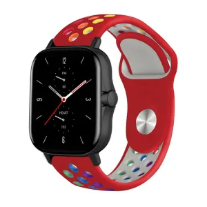 Worth Every Penny Amazfit GTS 2 Sport Strap (Red/Multicoloured)  Dont Miss Out!