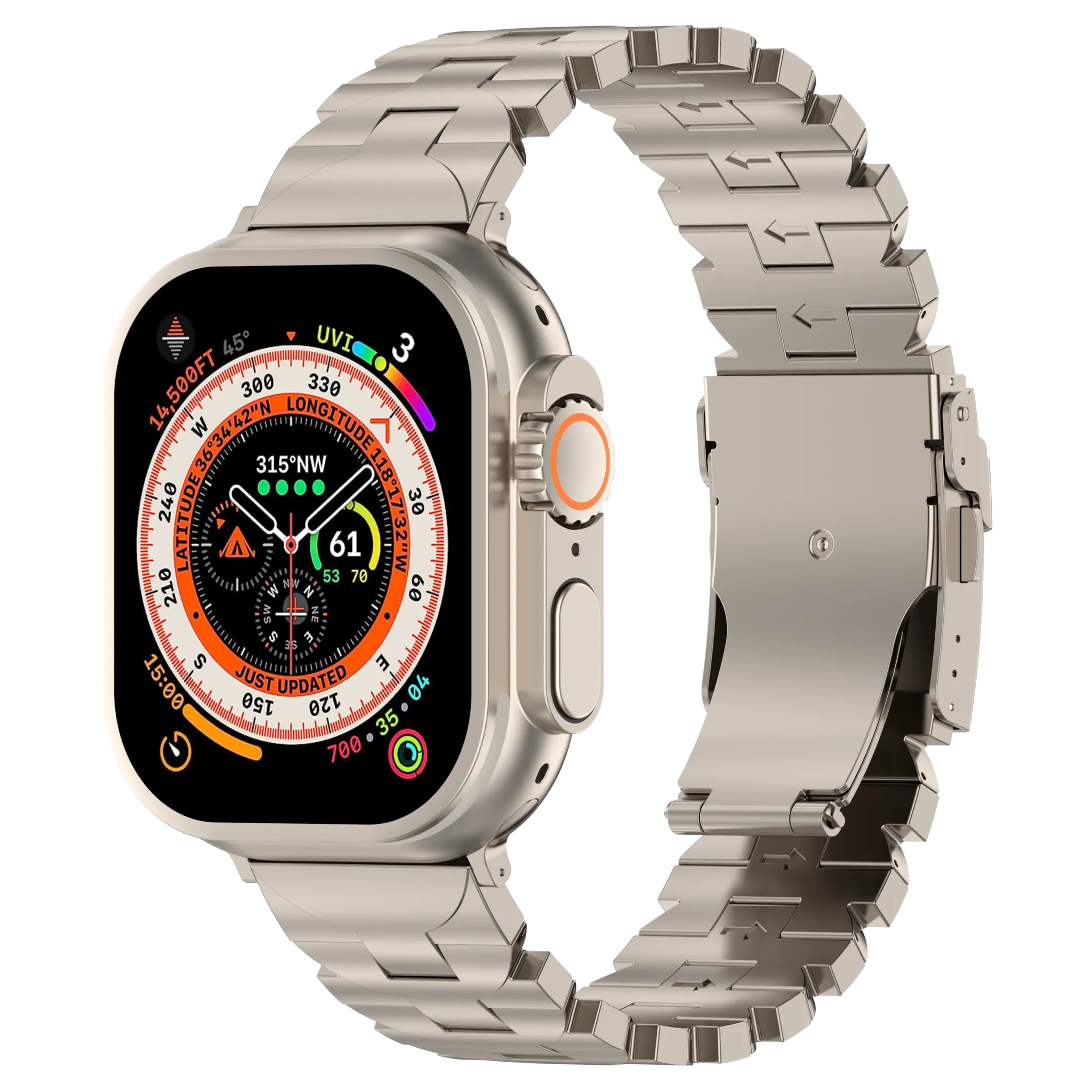 Worth Every Penny Apple Watch Butterfly Titanium Strap (Titanium)  Last Chance!