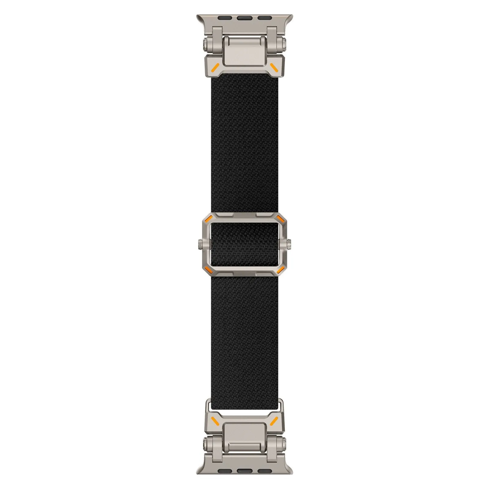 Worth Every Penny Apple Watch 'Explorer' Polyester Strap (Black met Titanium)  Last Chance!