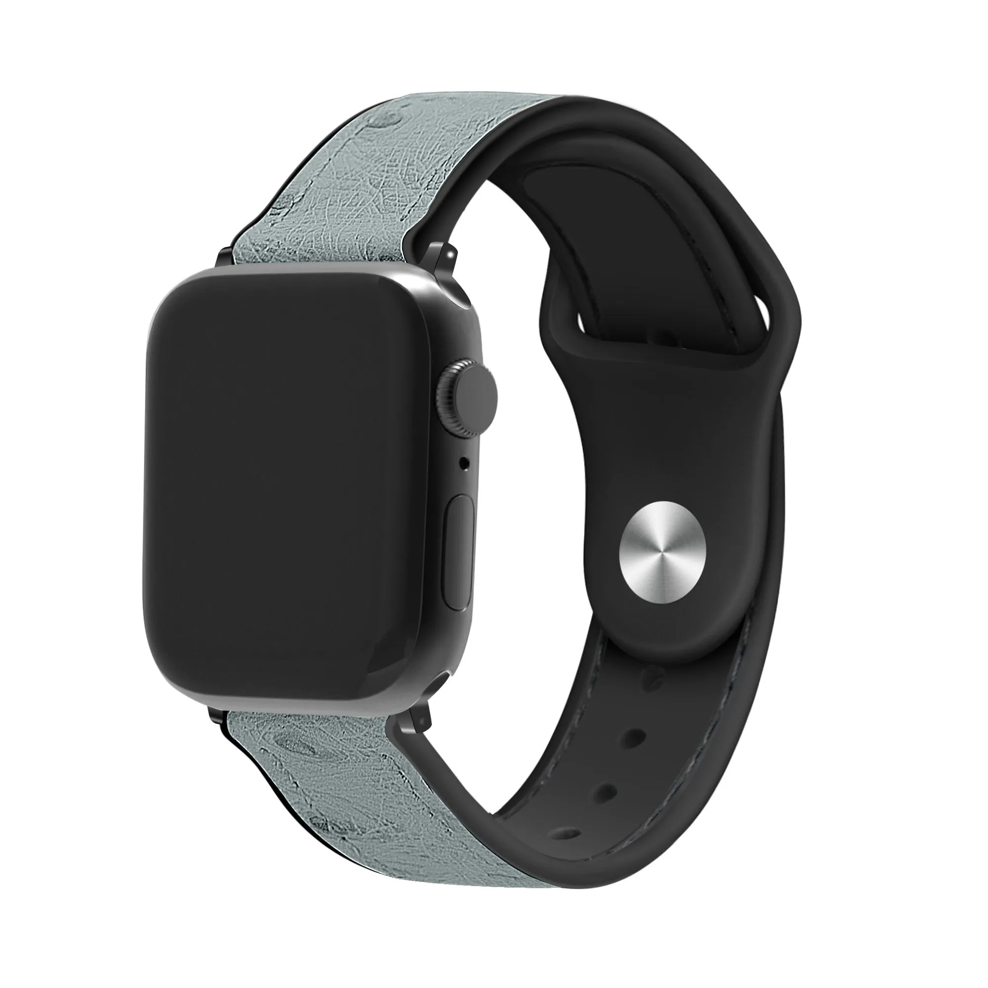 Worth Every Penny Apple Watch Hybrid Leather Strap (Grey)  Ends Soon!