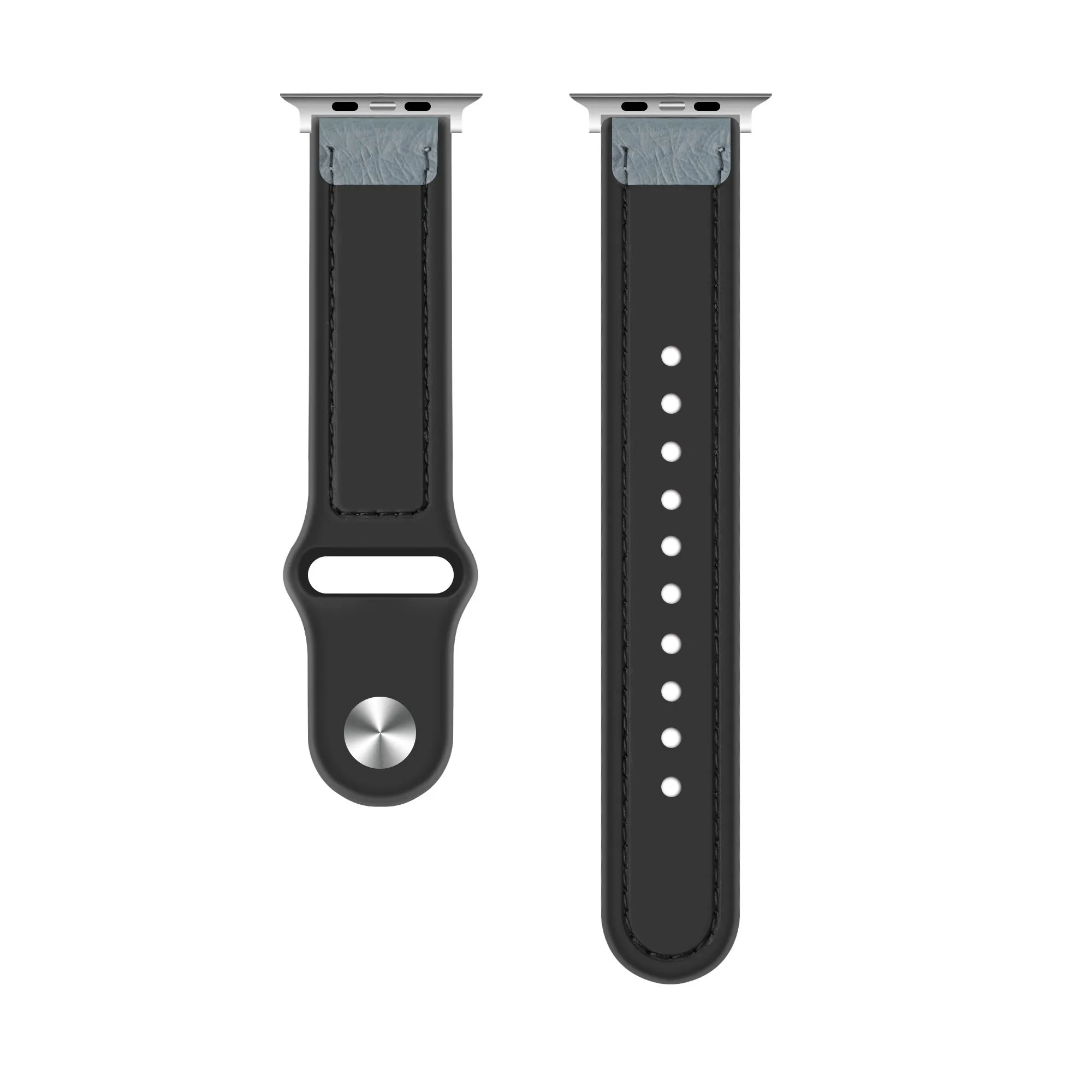 Worth Every Penny Apple Watch Hybrid Leather Strap (Grey)  Ends Soon!