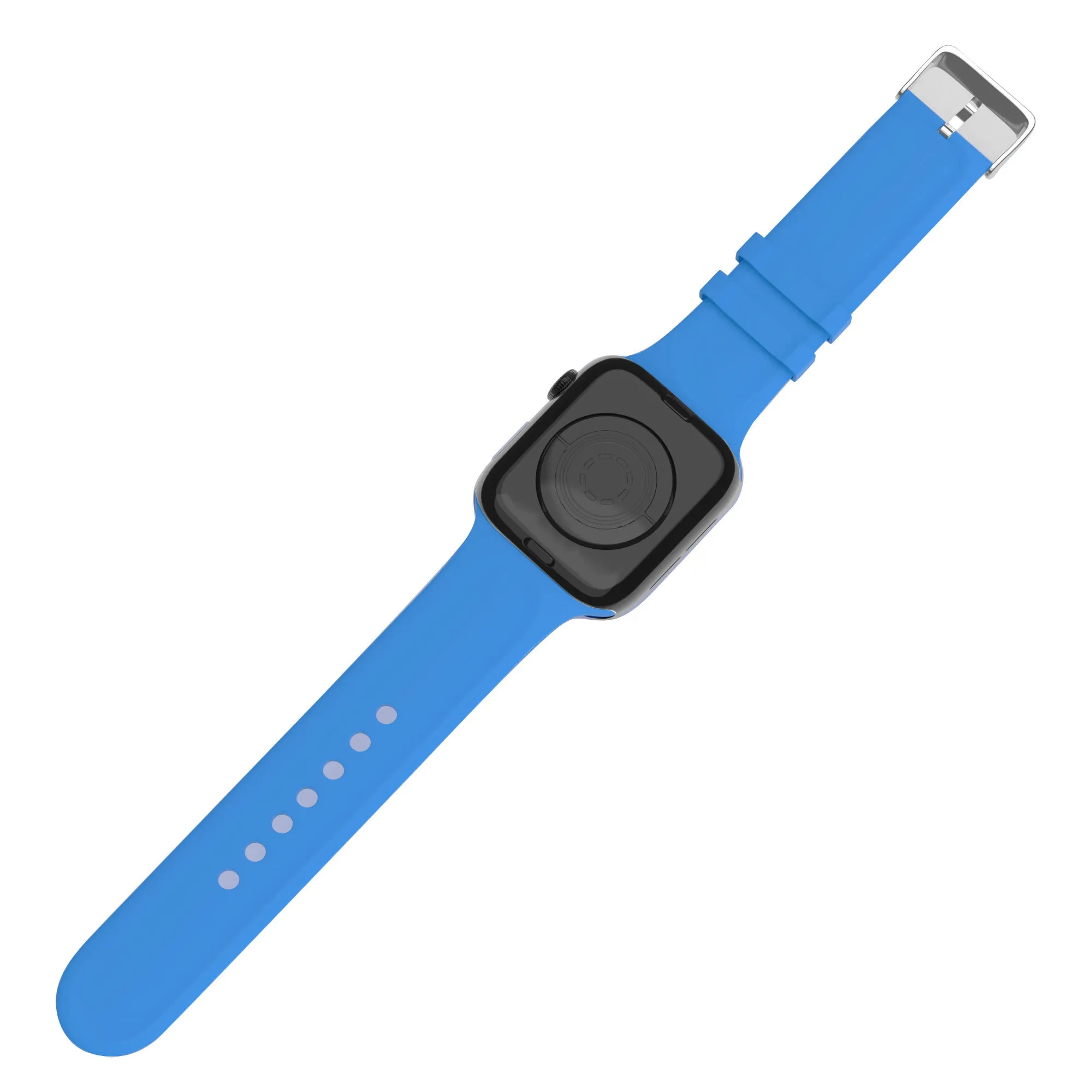 Worth Every Penny Apple Watch Silicone Buckle Strap (Light Blue)  Today Only!