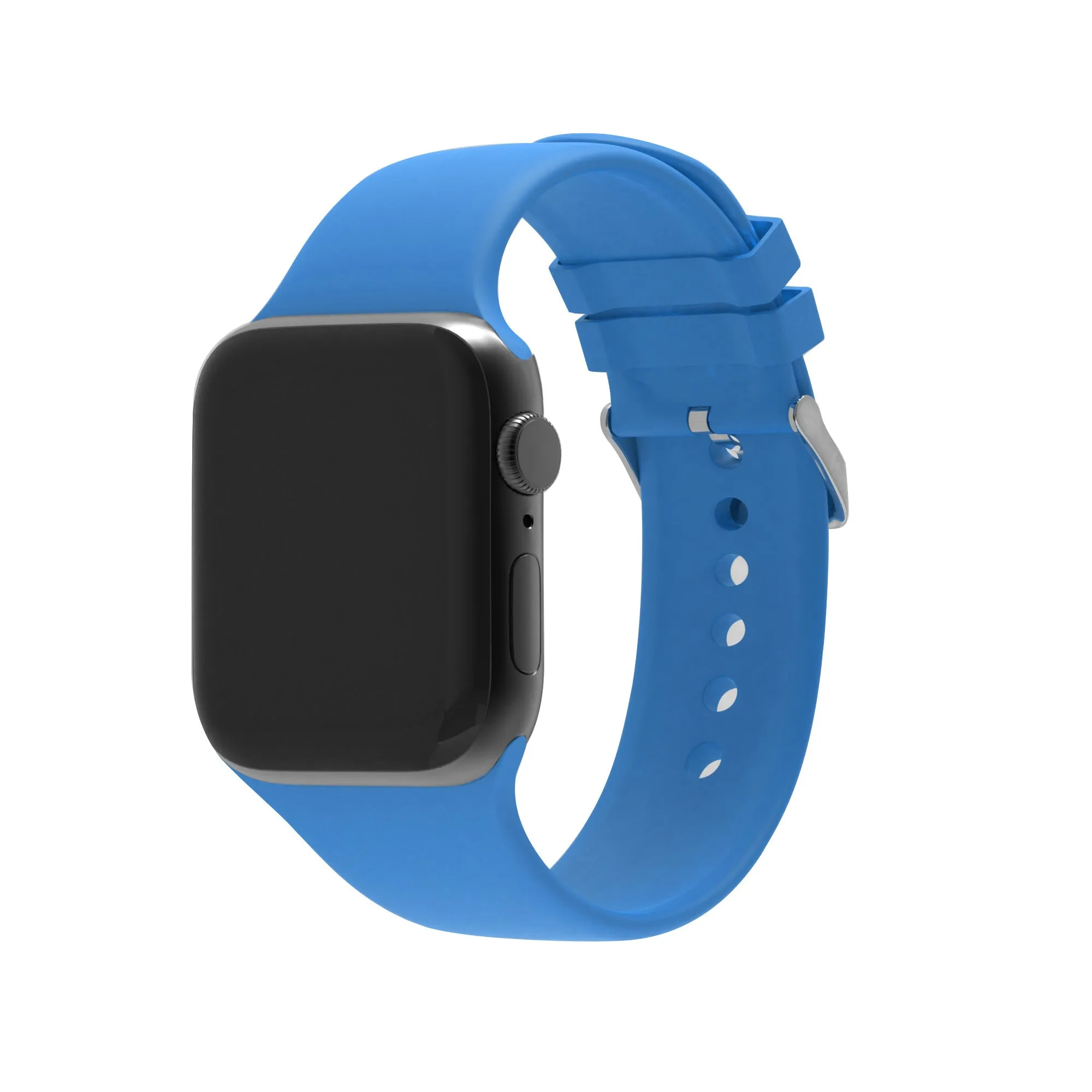 Worth Every Penny Apple Watch Silicone Buckle Strap (Light Blue)  Today Only!