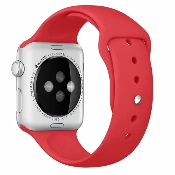 Worth Every Penny Apple Watch Silicone Strap (Red)  Limited Availability!