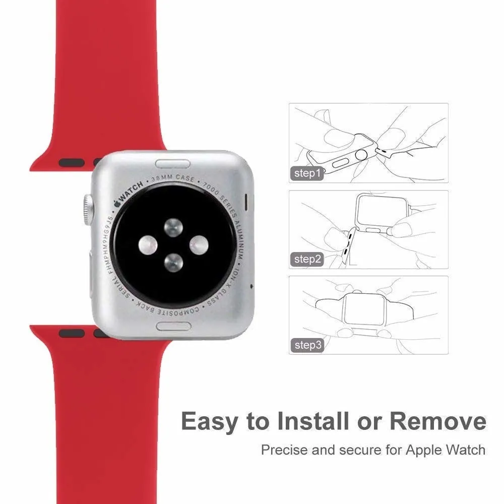 Worth Every Penny Apple Watch Silicone Strap (Red)  Limited Availability!
