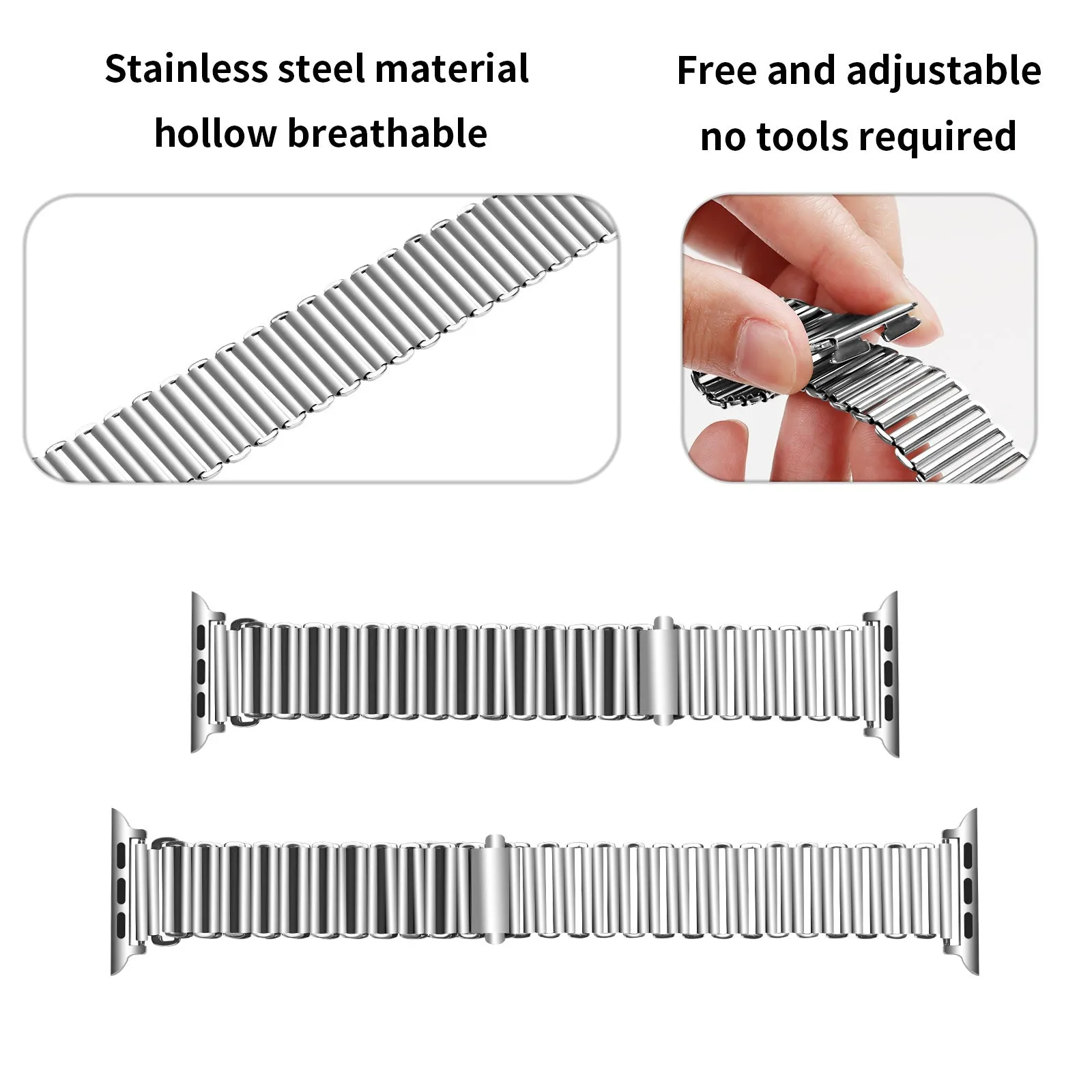 Worth Every Penny Apple Watch Steel Loop Strap (Silver)  Almost Sold Out!