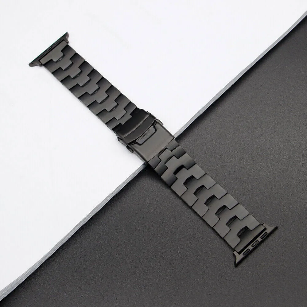 Worth Every Penny Apple Watch Titanium Grain Strap (Black)  Last Few Pieces!