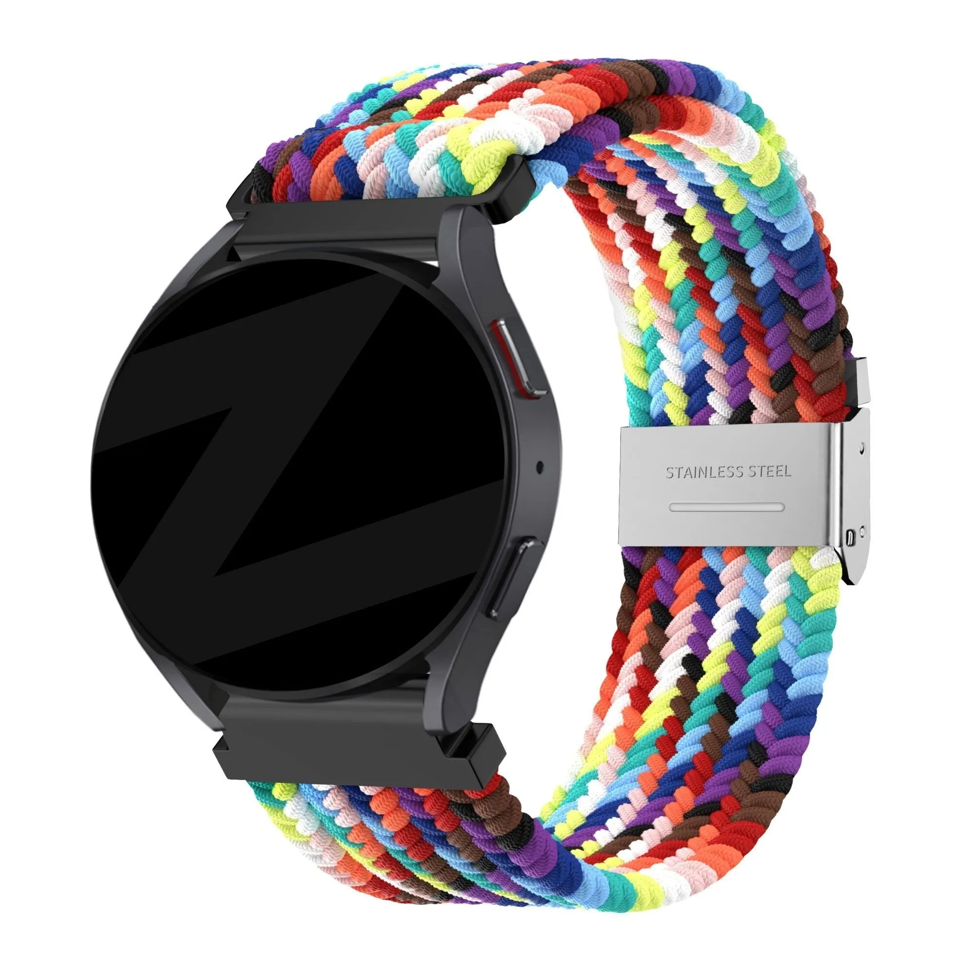 Worth Every Penny Bandz Amazfit GTS 4 (Mini) Woven Nylon Strap (Rainbow)  Almost Gone!