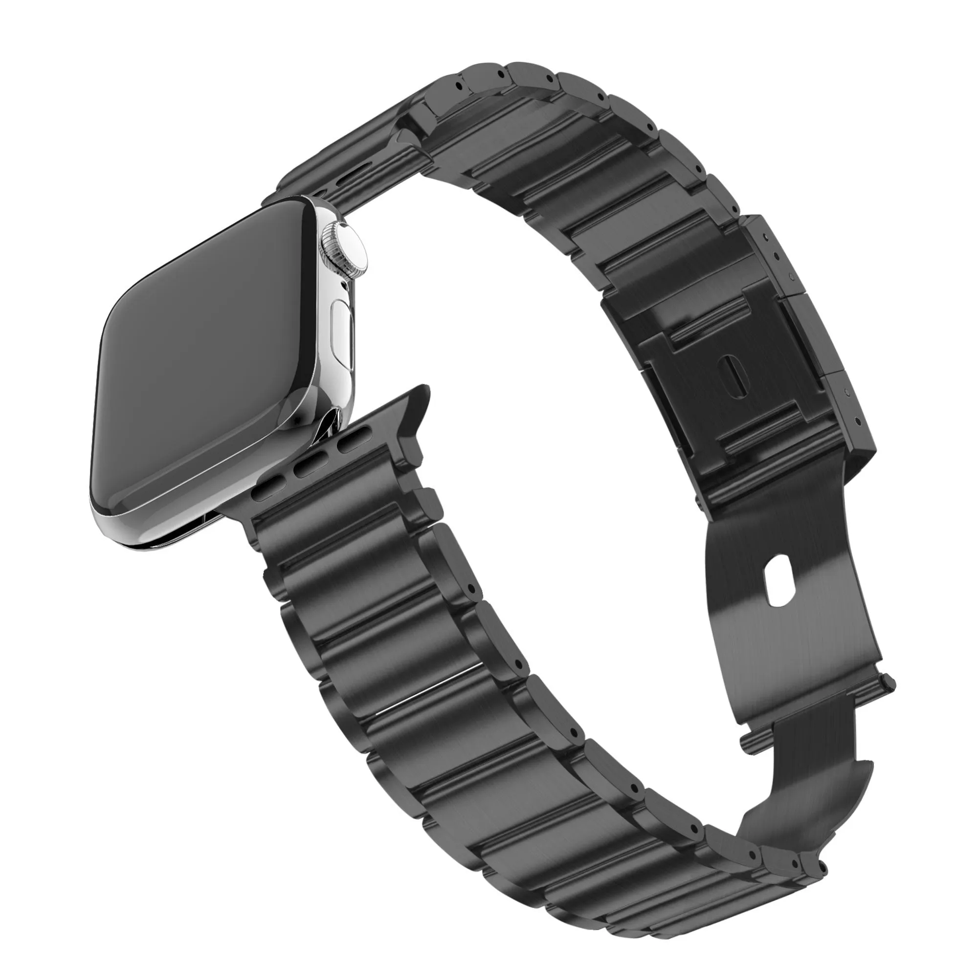 Worth Every Penny Bandz Apple Watch Titanium Strap 'Classic' (Black)  Last Few Pieces!