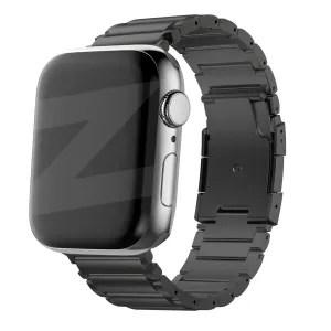 Worth Every Penny Bandz Apple Watch Titanium Strap 'Classic' (Black)  Last Few Pieces!