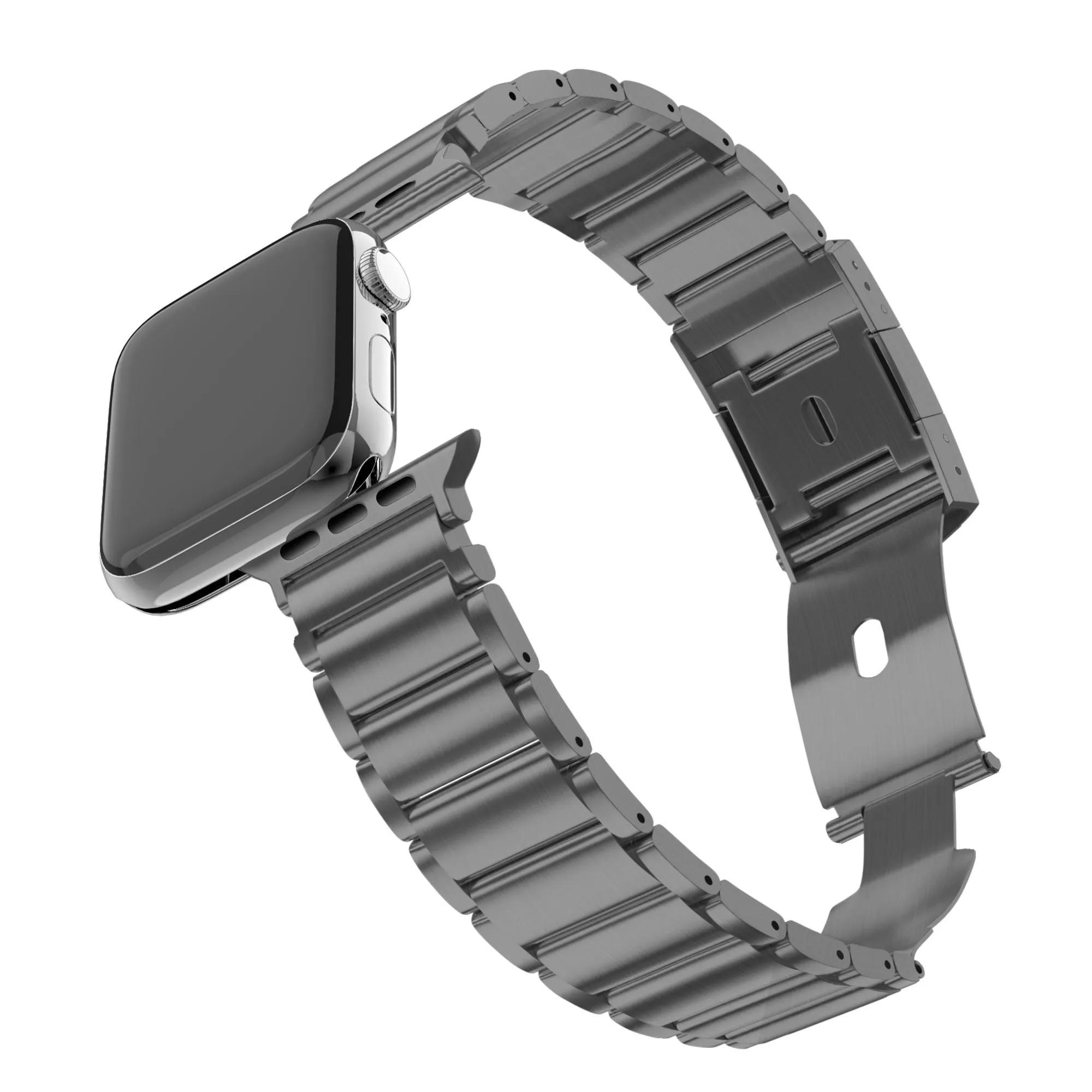 Worth Every Penny Bandz Apple Watch Titanium Strap 'Classic' (Graphite)  Limited Availability!