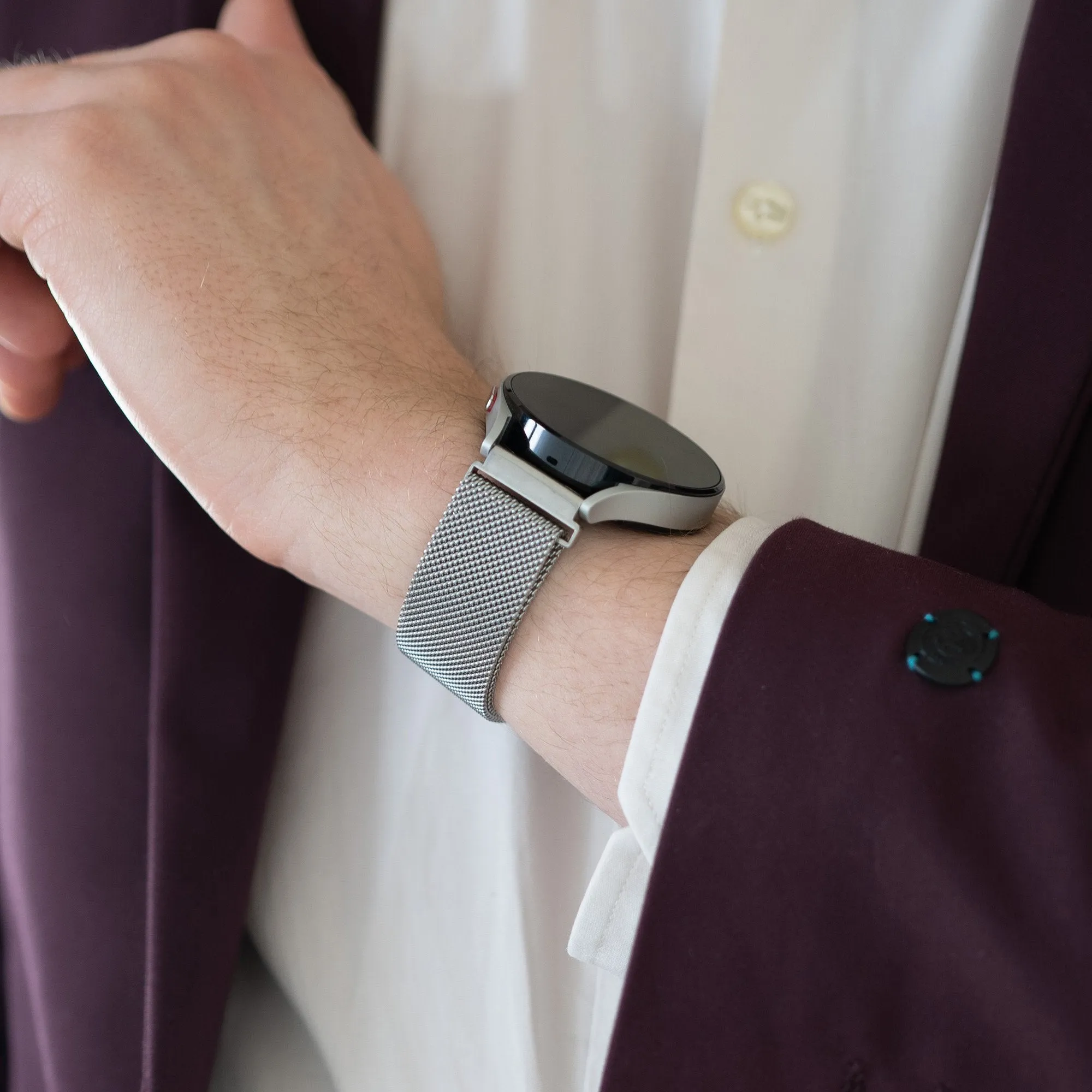 Worth Every Penny Bandz Redmi Watch 5 Active Milanese Loop Strap (Silver)  Ends Soon!