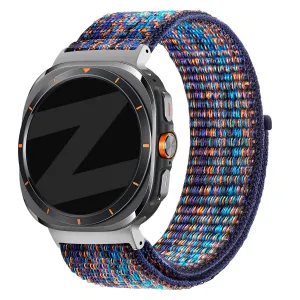 Worth Every Penny Bandz Samsung Galaxy Watch Ultra Nylon Loop Strap (Blue Mix)  Today Only!