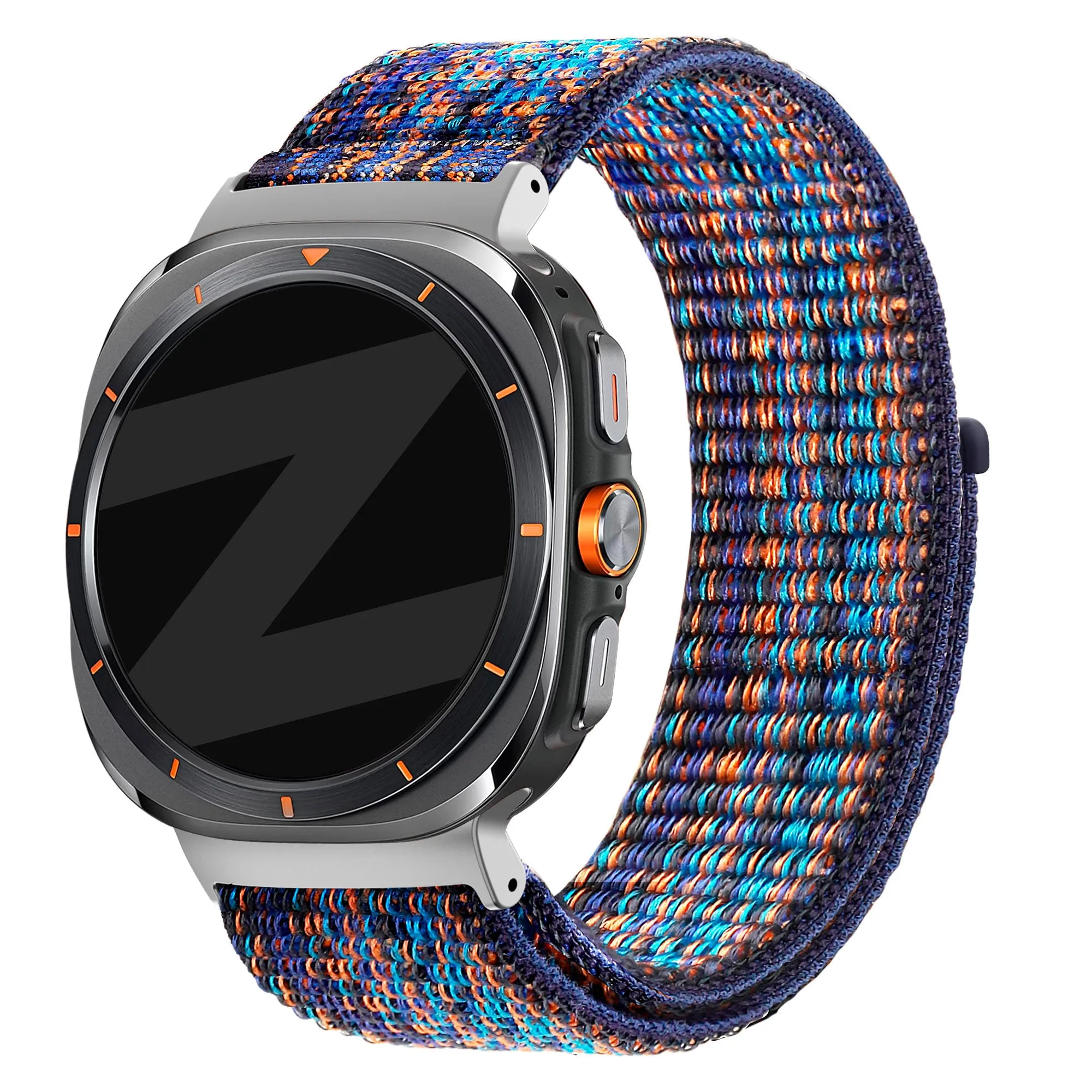 Worth Every Penny Bandz Samsung Galaxy Watch Ultra Nylon Loop Strap (Blue Mix)  Today Only!