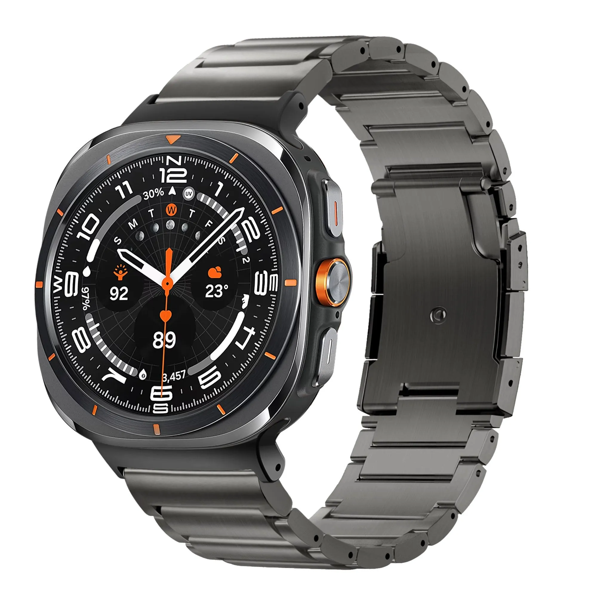 Worth Every Penny Bandz Samsung Galaxy Watch Ultra Titanium Strap 'Classic' (Graphite)  Today Only!