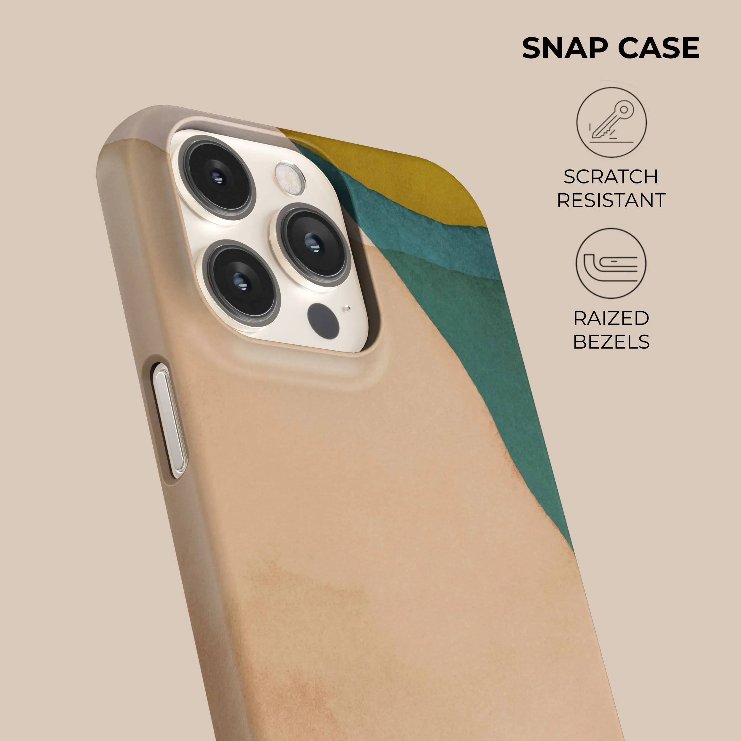 Worth Every Penny Beige Canvas Phone Case  Last Few Pieces!