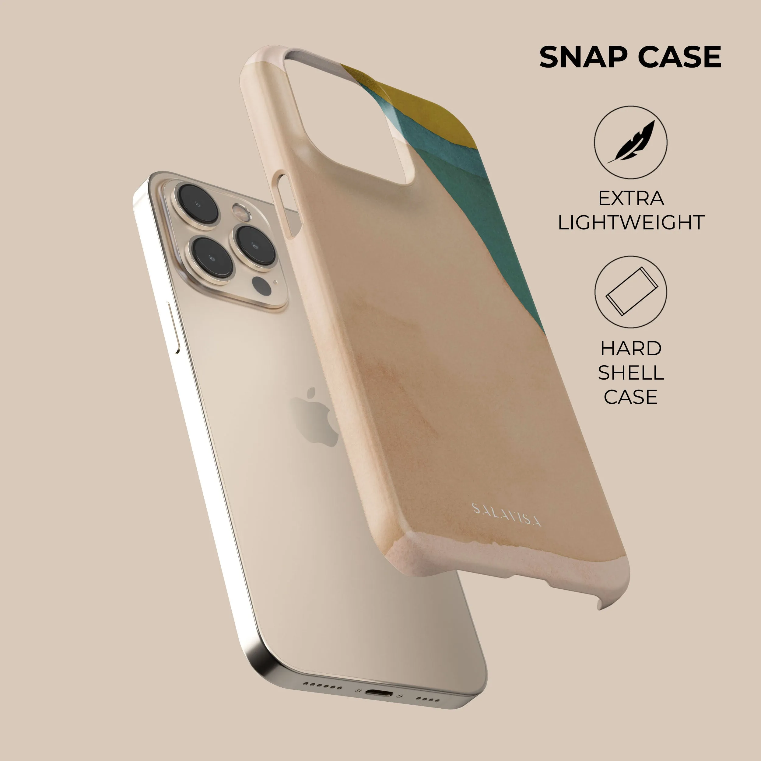 Worth Every Penny Beige Canvas Phone Case  Last Few Pieces!