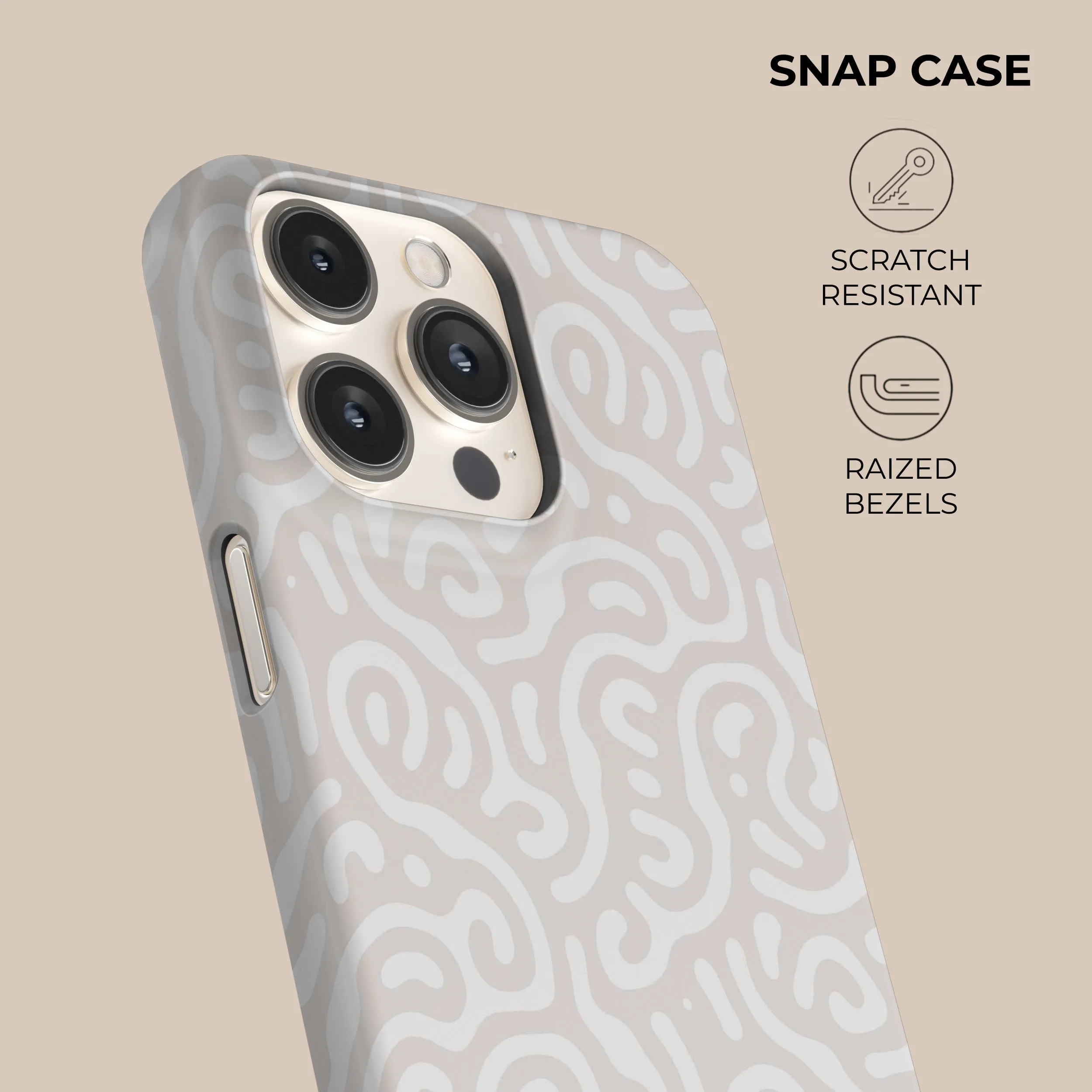 Worth Every Penny Beige Curl Phone Case  Going Fast!