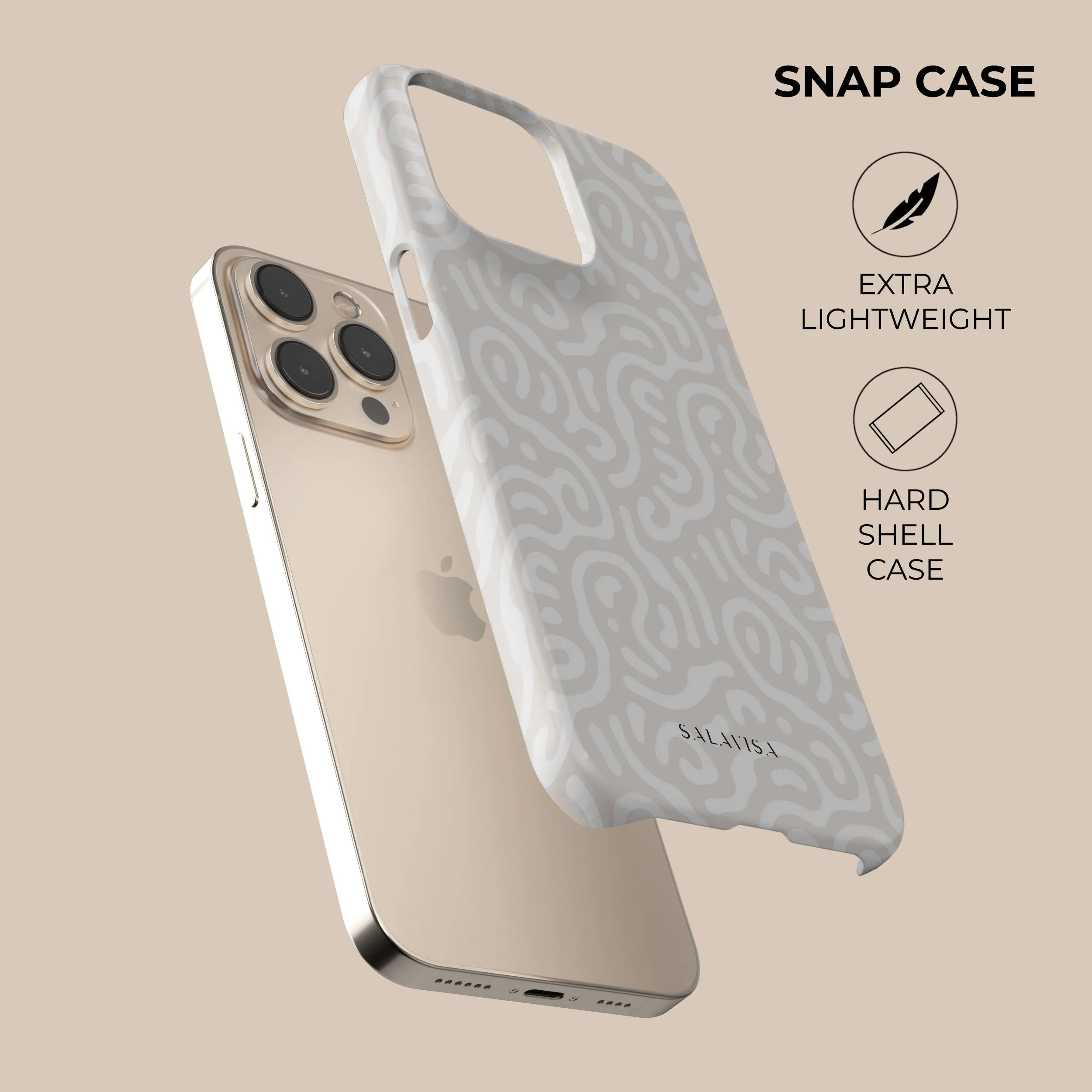 Worth Every Penny Beige Curl Phone Case  Going Fast!