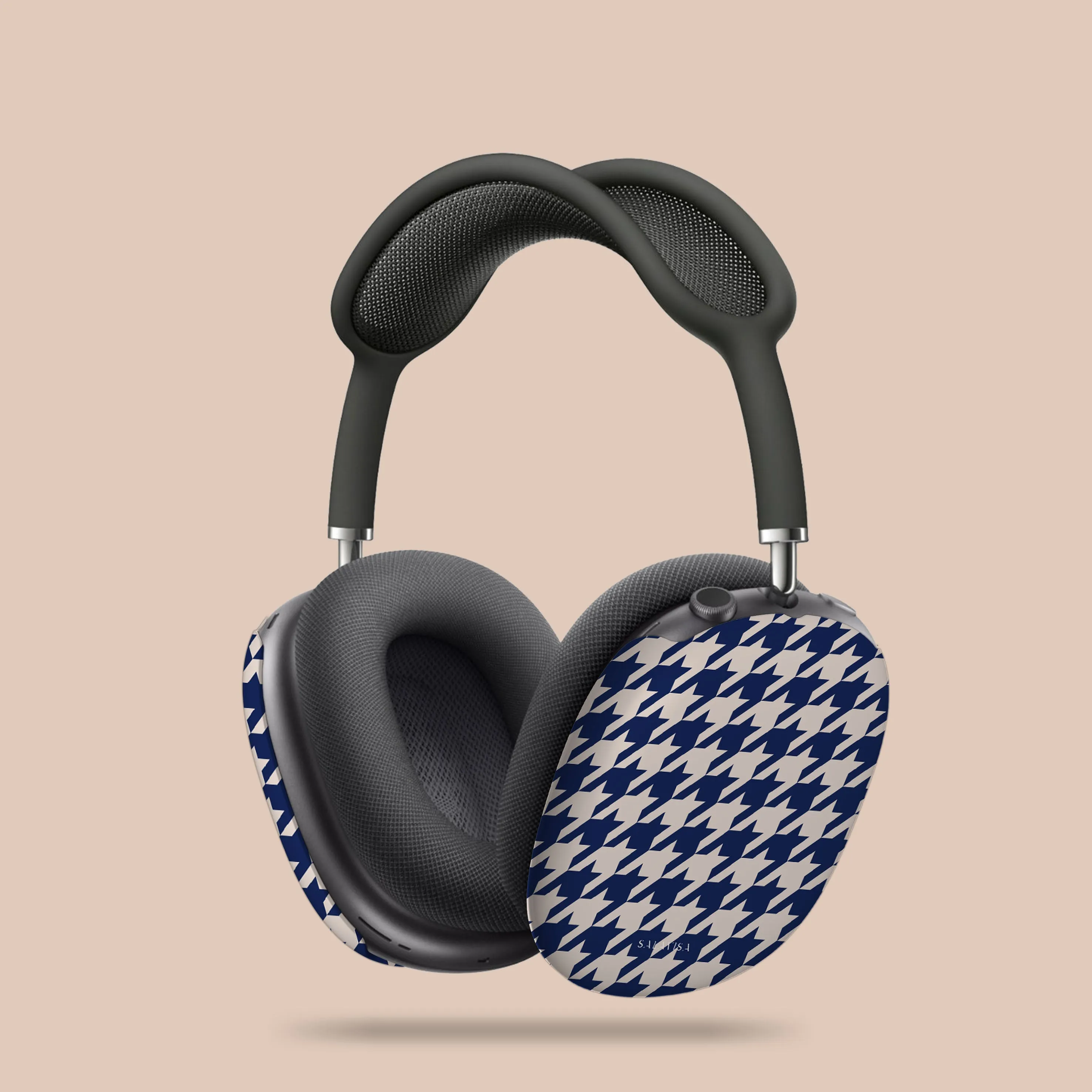 Worth Every Penny Blue Houndstooth AirPods Max Case  Ends Soon!