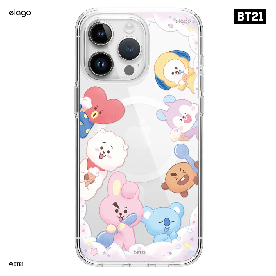 Worth Every Penny BT21 elago On the Cloud MagSafe Hybrid Case for iPhone 15 Pro Max  Ends Soon!
