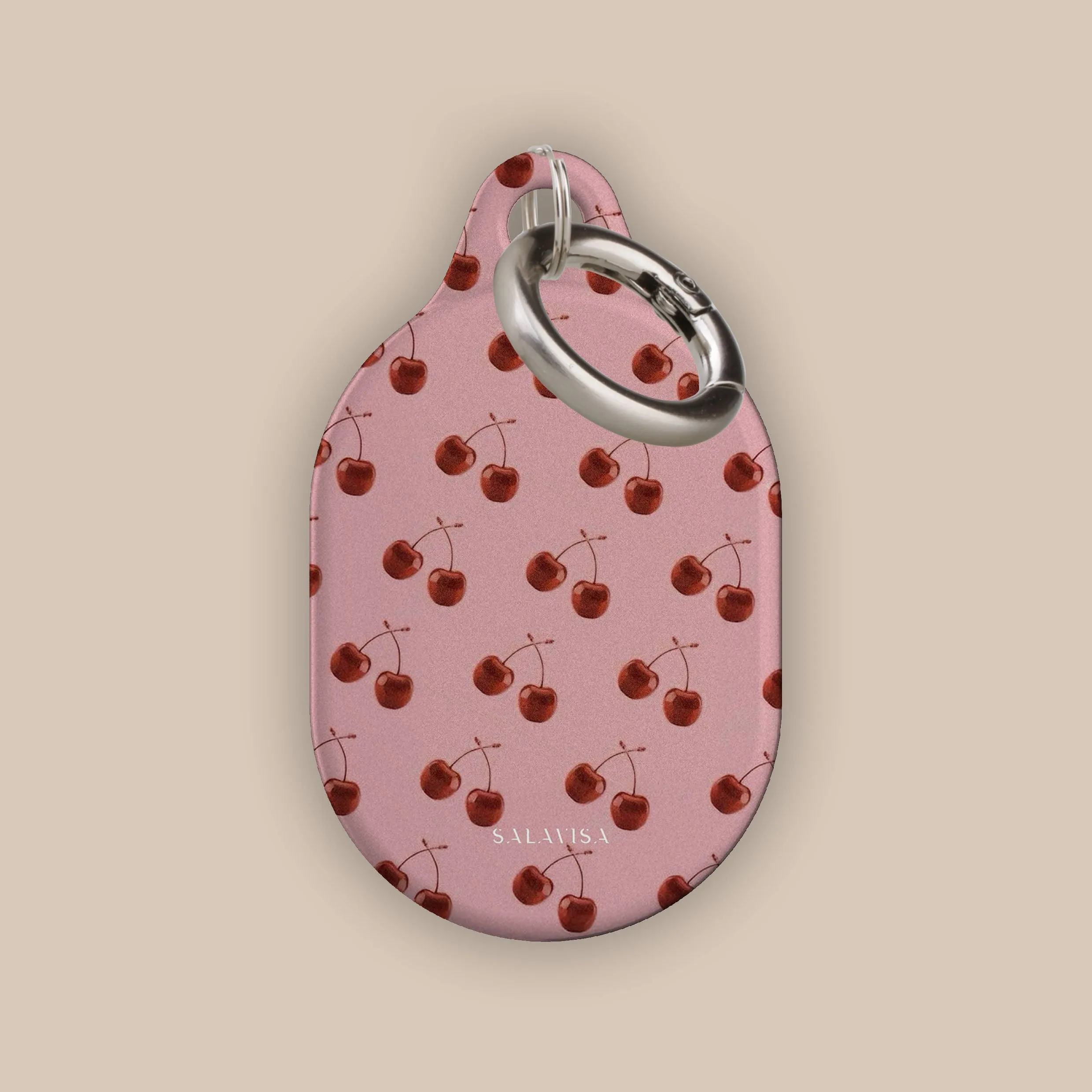 Worth Every Penny Cherry Bliss AirTag Holder  Stylish & Comfortable