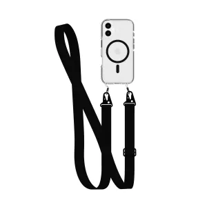 Worth Every Penny EvoCrystal - Apple iPhone 16 Case with Cross-Body -  Black  Dont Miss Out!