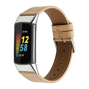 Worth Every Penny Fitbit Charge 6 Leather Strap (Apricot)  Limited Release!
