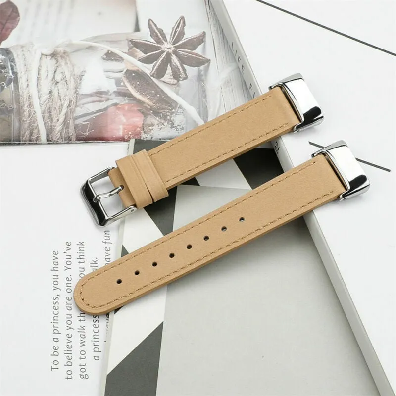 Worth Every Penny Fitbit Charge 6 Leather Strap (Apricot)  Limited Release!