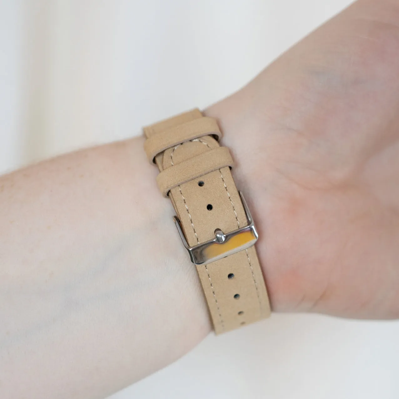 Worth Every Penny Fitbit Charge 6 Leather Strap (Apricot)  Limited Release!