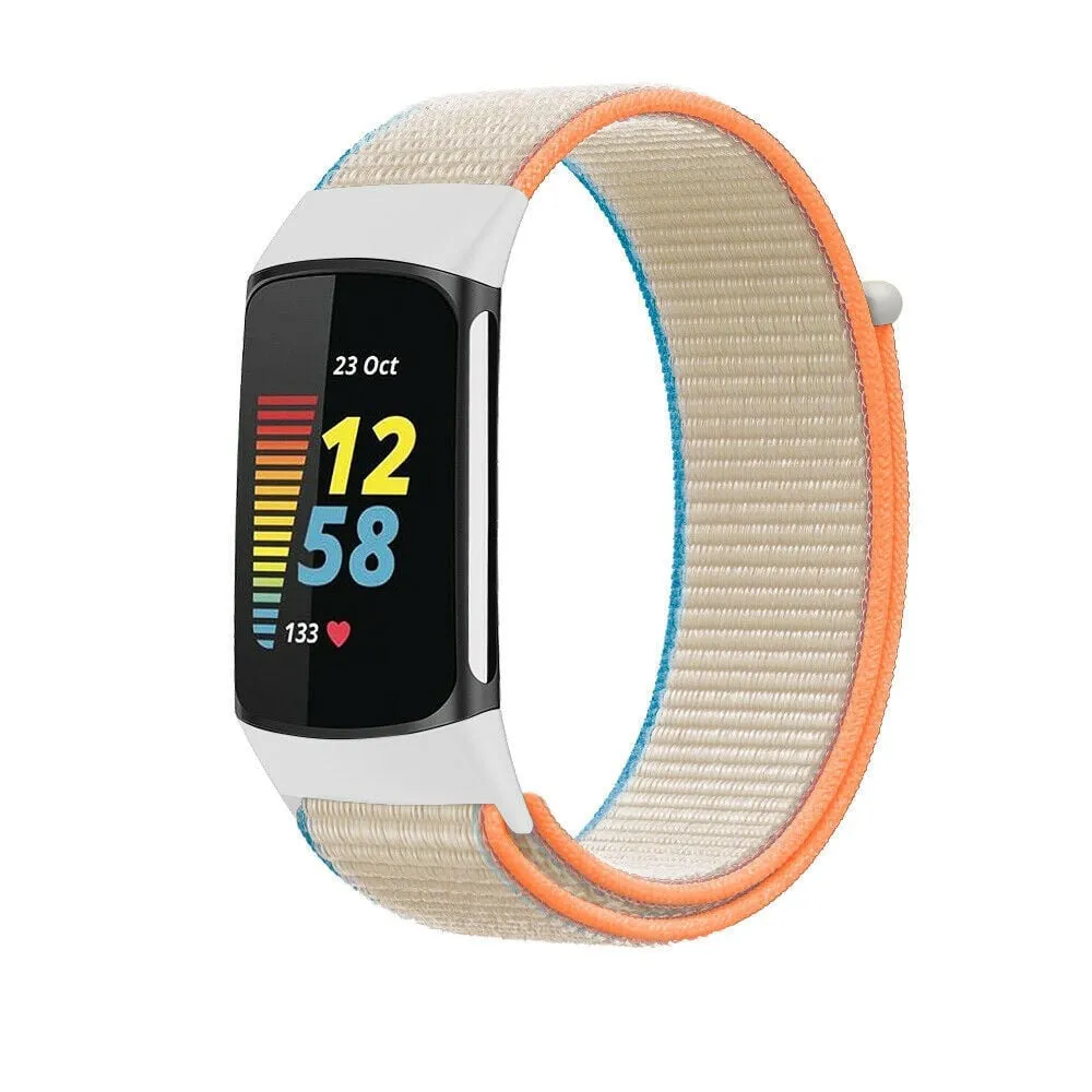 Worth Every Penny Fitbit Charge 6 Nylon Strap (Beige)  Ends Soon!