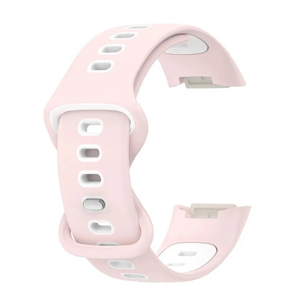 Worth Every Penny Fitbit Charge 6 Sport Strap (Pink/White)  Limited Release!