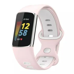 Worth Every Penny Fitbit Charge 6 Sport Strap (Pink/White)  Limited Release!