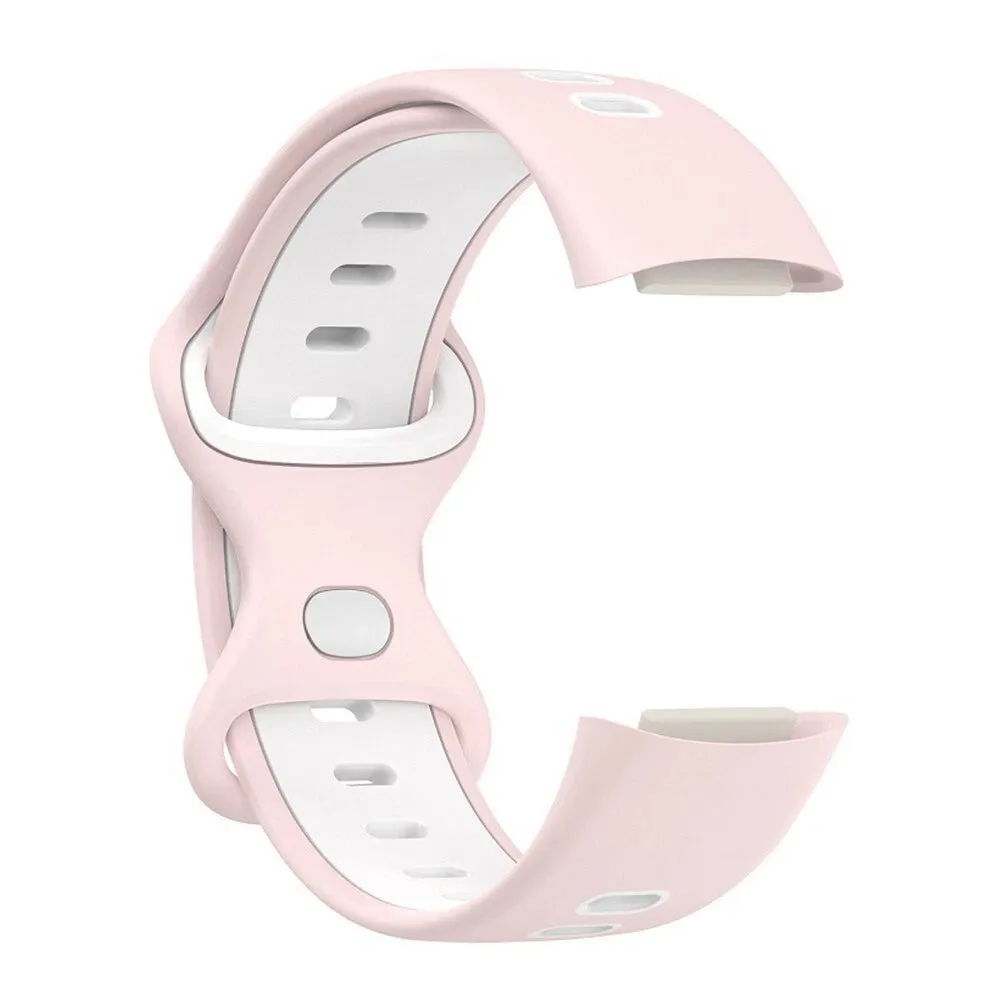 Worth Every Penny Fitbit Charge 6 Sport Strap (Pink/White)  Limited Release!